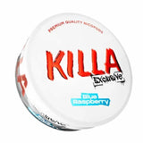 Killa Exclusive Blue Raspberry 16mg nicotine pouches UK sweet berry flavour strong pouch