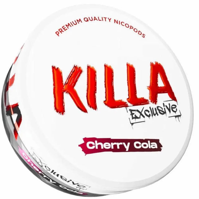 Killa Exclusive Cherry Cola 16mg nicotine pouches UK cherry cola flavour strong pouch