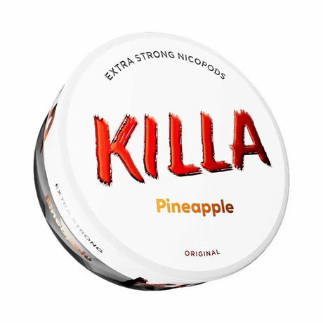 Killa Exclusive Pineapple 16mg nicotine pouches UK pineapple flavour strong pouch