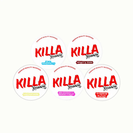 Bundle of 5 KILLA Exclusive Tropic 16mg nicotine pouches