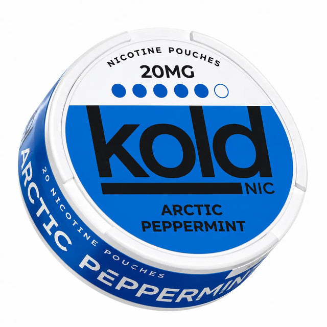 Koldnic Arctic Peppermint 20mg nicotine pouches, 20 pouches per can