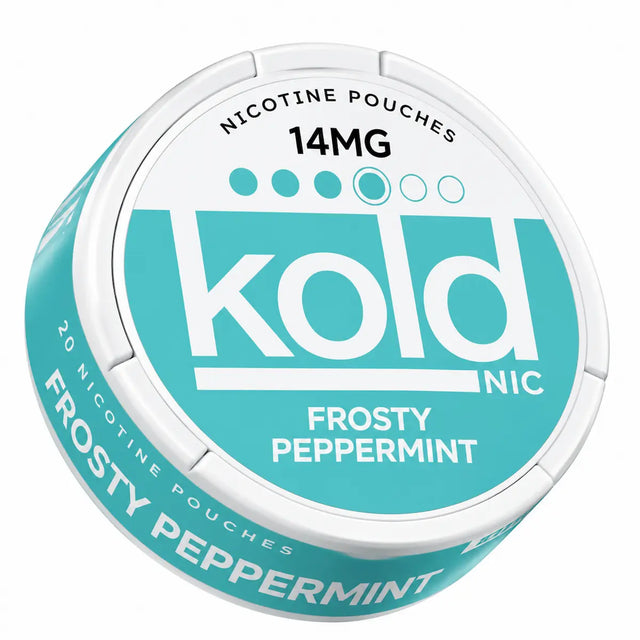 KOLDNIC Frosty Peppermint 14mg nicotine pouches can