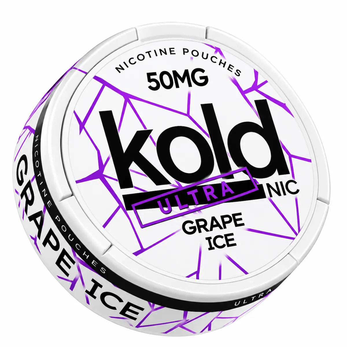 KOLDNIC Grape Ice Extreme 50mg nicotine pouches can