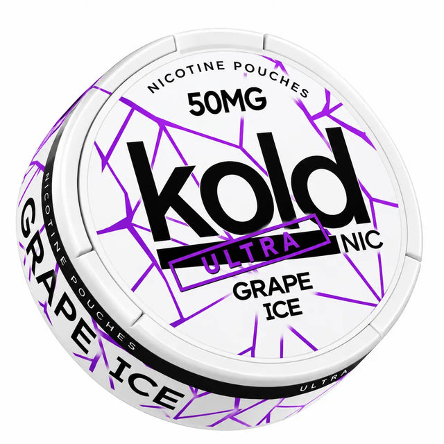 KOLDNIC Grape Ice Extreme 50mg nicotine pouches can