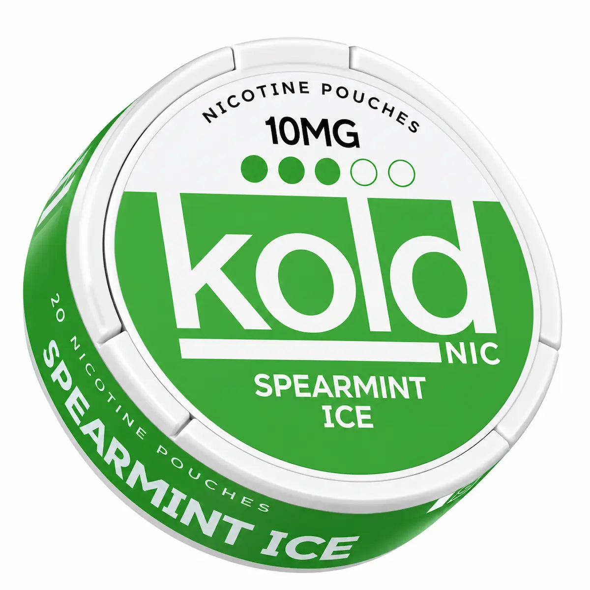 KOLDNIC Spearmint Ice 10mg nicotine pouches can