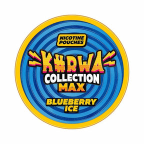KURWA Collection Max Blueberry Ice 43mg strong nicotine pouches UK
