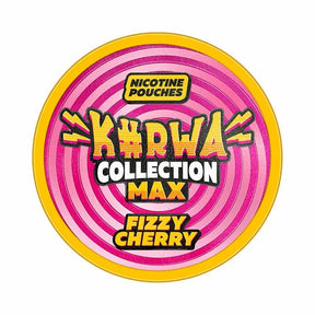 KURWA Collection Max Fizzy Cherry 43mg strong nicotine pouches UK