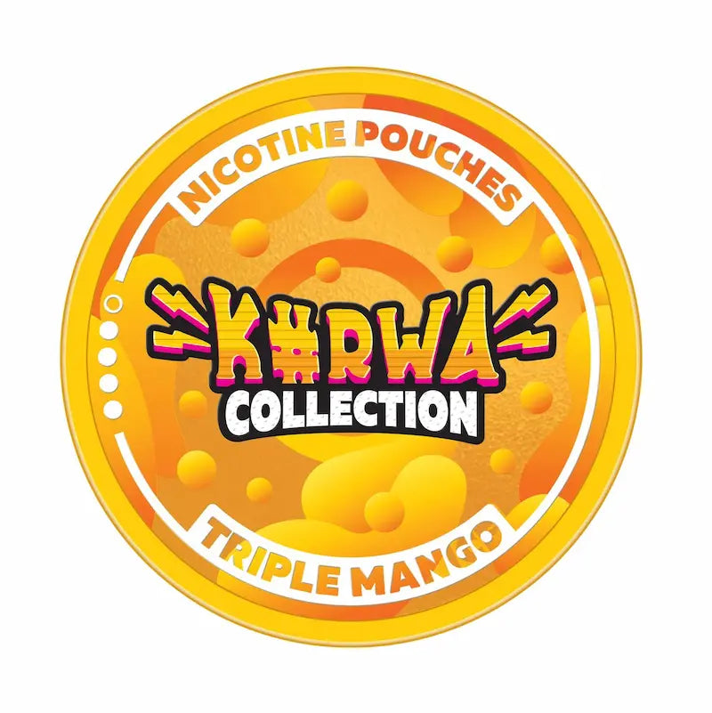 KURWA Collection Triple Mango 16mg medium nicotine pouches UK
