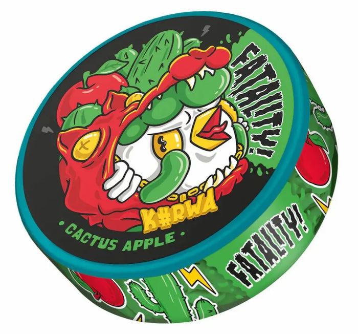 KURWA Fatality Cactus Apple 47mg strong nicotine pouches UK
