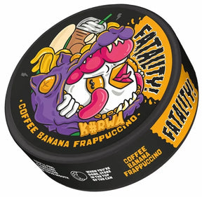 KURWA Fatality Coffee Banana Frappuccino 47mg strong nicotine pouches UK
