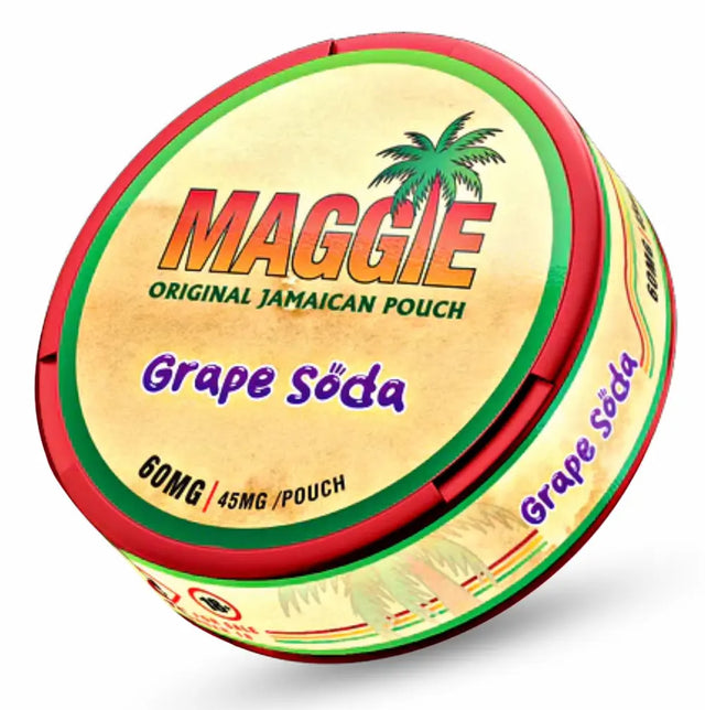 MAGGIE Grape Soda nicotine pouches fizzy grape flavour available from £1.99 UK