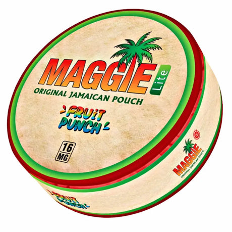 MAGGIE Lite Fruit Punch nicotine pouches tropical fruit flavour UK
