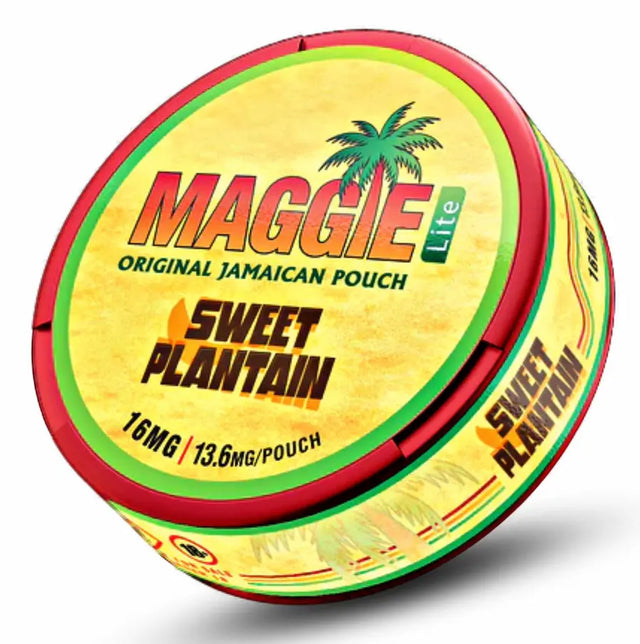 MAGGIE Lite Sweet Plantain nicotine pouches tropical plantain flavour UK