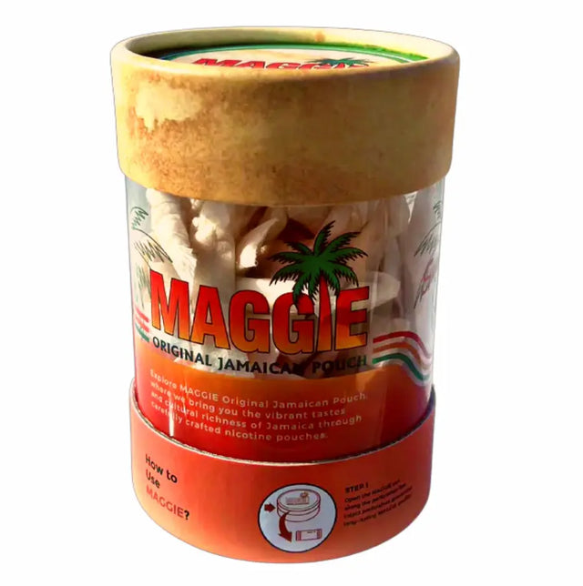 MAGGIE Mega Can nicotine pouches large can format UK

