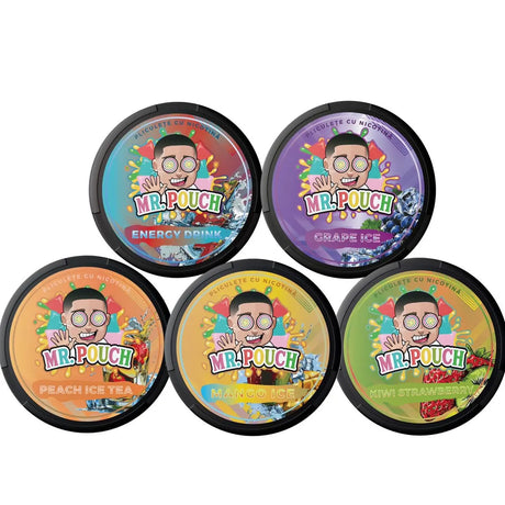Bundle of 5 MR. POUCH 20mg Medium nicotine pouches