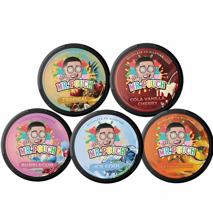 Bundle of 5 MR. POUCH 20mg Strong nicotine pouches
