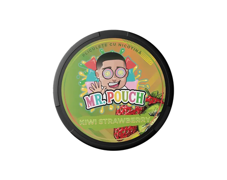 MR POUCH Strawberry Kiwi 20mg nicotine pouches UK sweet fruit flavour slim discreet strong fast delivery
