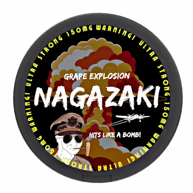 Nagazaki Grape Explosion 150mg nicotine pouches front view