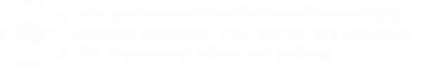 nicotine warning adult use nicotine pouches only
