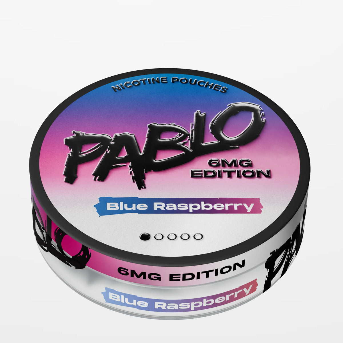 PABLO 6mg Edition Blue Raspberry light strength nicotine pouches, 6mg per pouch
