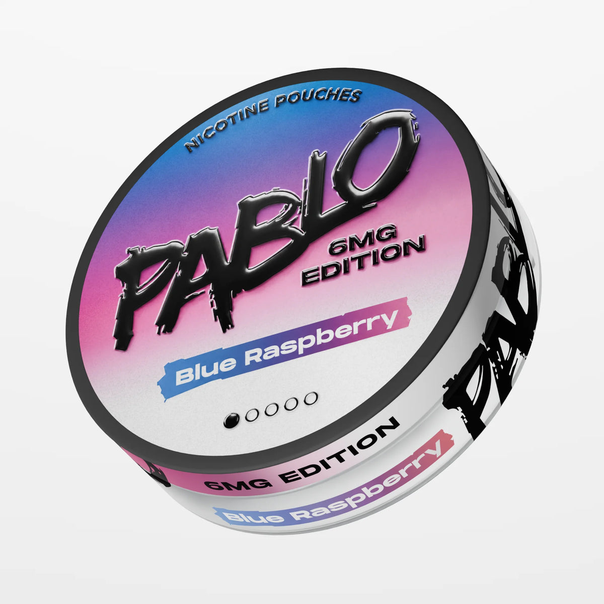 Low strength blue raspberry nicotine pouches UK: PABLO 6mg Edition Blue Raspberry 6mg