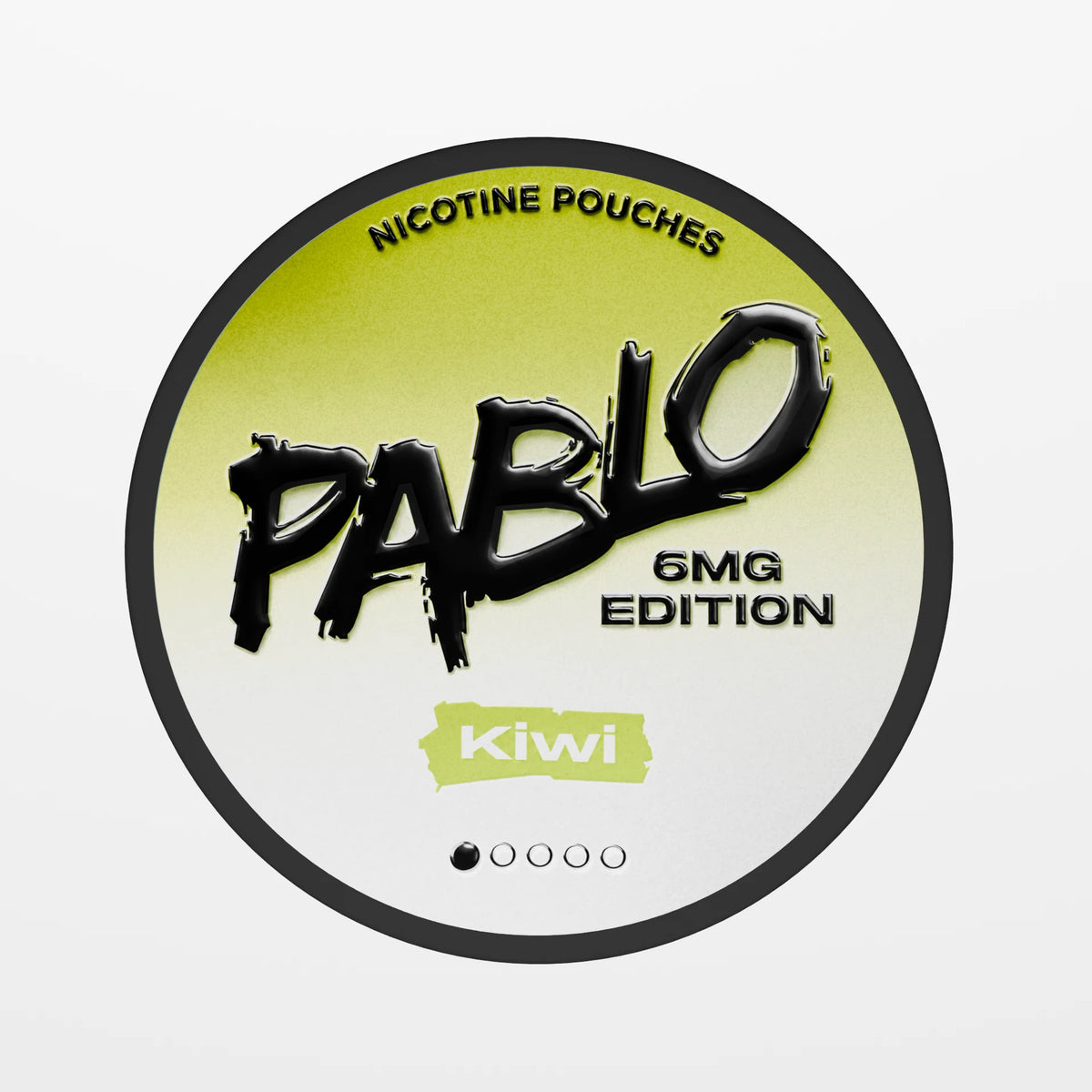 PABLO Kiwi 6mg nicotine pouches, 20 tobacco-free pouches per can