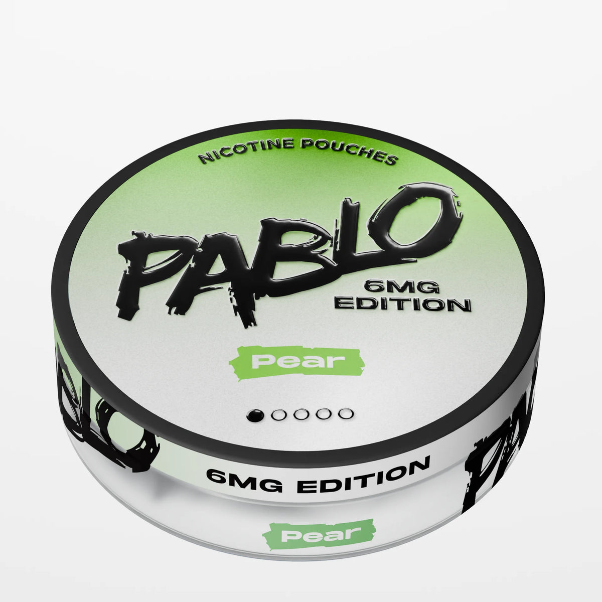 PABLO 6mg Edition Pear light strength nicotine pouches, 6mg per pouch