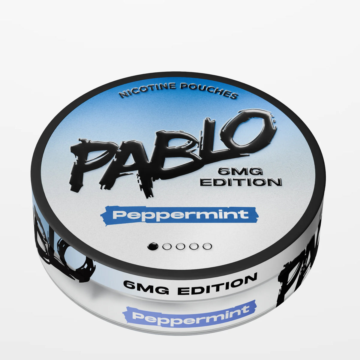PABLO 6mg Edition Peppermint light strength nicotine pouches, 6mg per pouch
