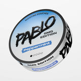 Low strength peppermint nicotine pouches UK: PABLO 6mg Edition Peppermint 6mg