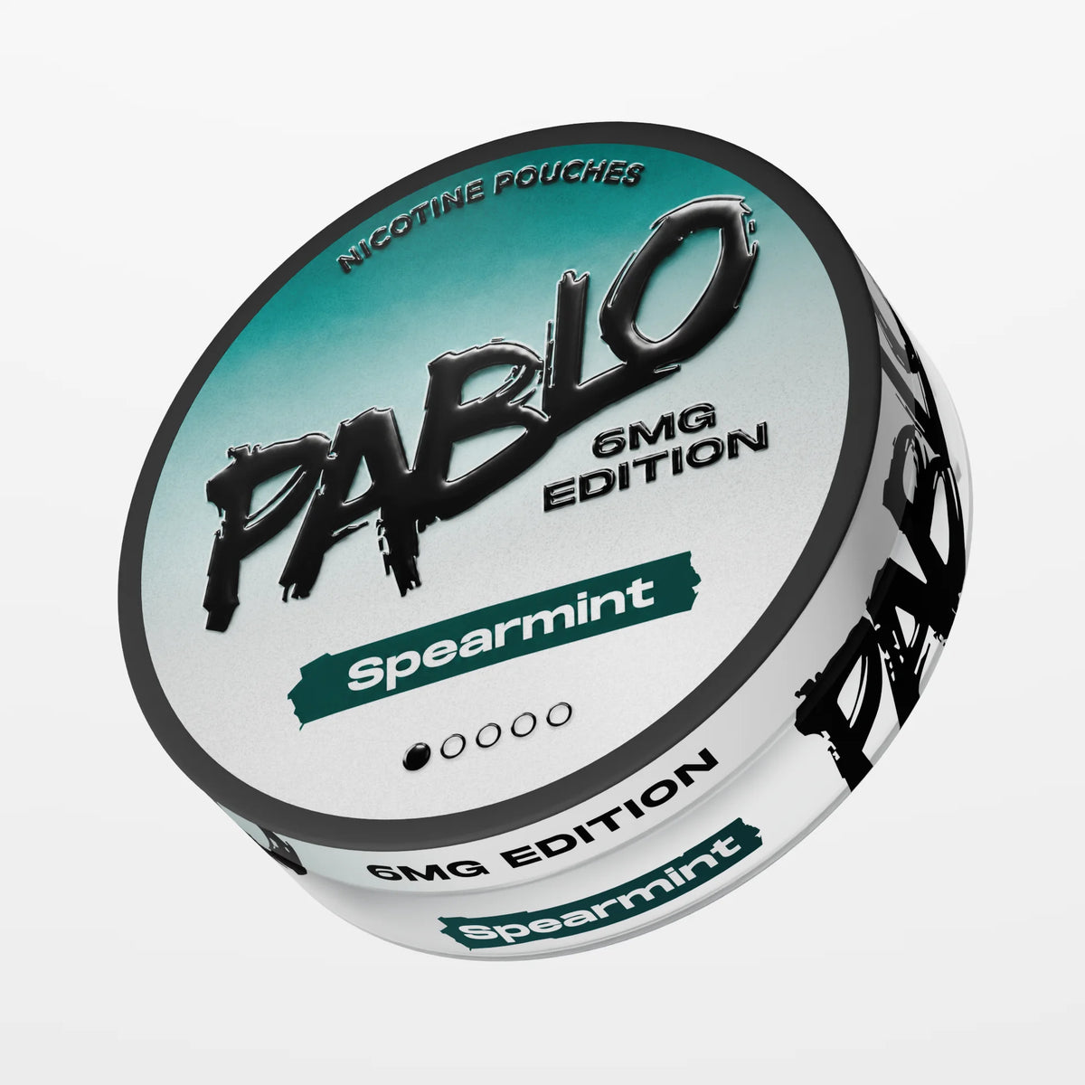 Low strength spearmint nicotine pouches UK: PABLO 6mg Edition Spearmint 6mg