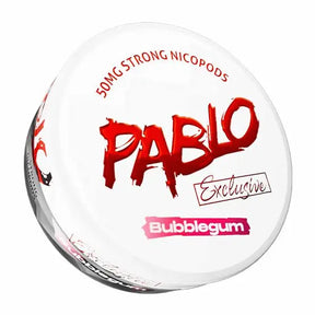 Pablo Exclusive Bubblegum 50mg nicotine pouches UK sweet candy flavour strong pouch
