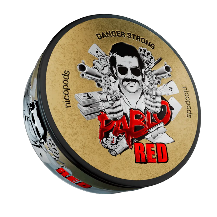Pablo Red 50mg nicotine pouches UK strong flavour high strength pouch