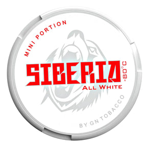 SIBERIA All White 33mg pouches