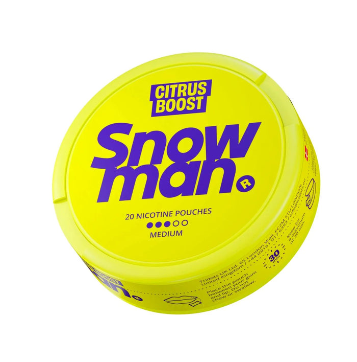 SNOWMAN Citrus 12mg nicotine pouches