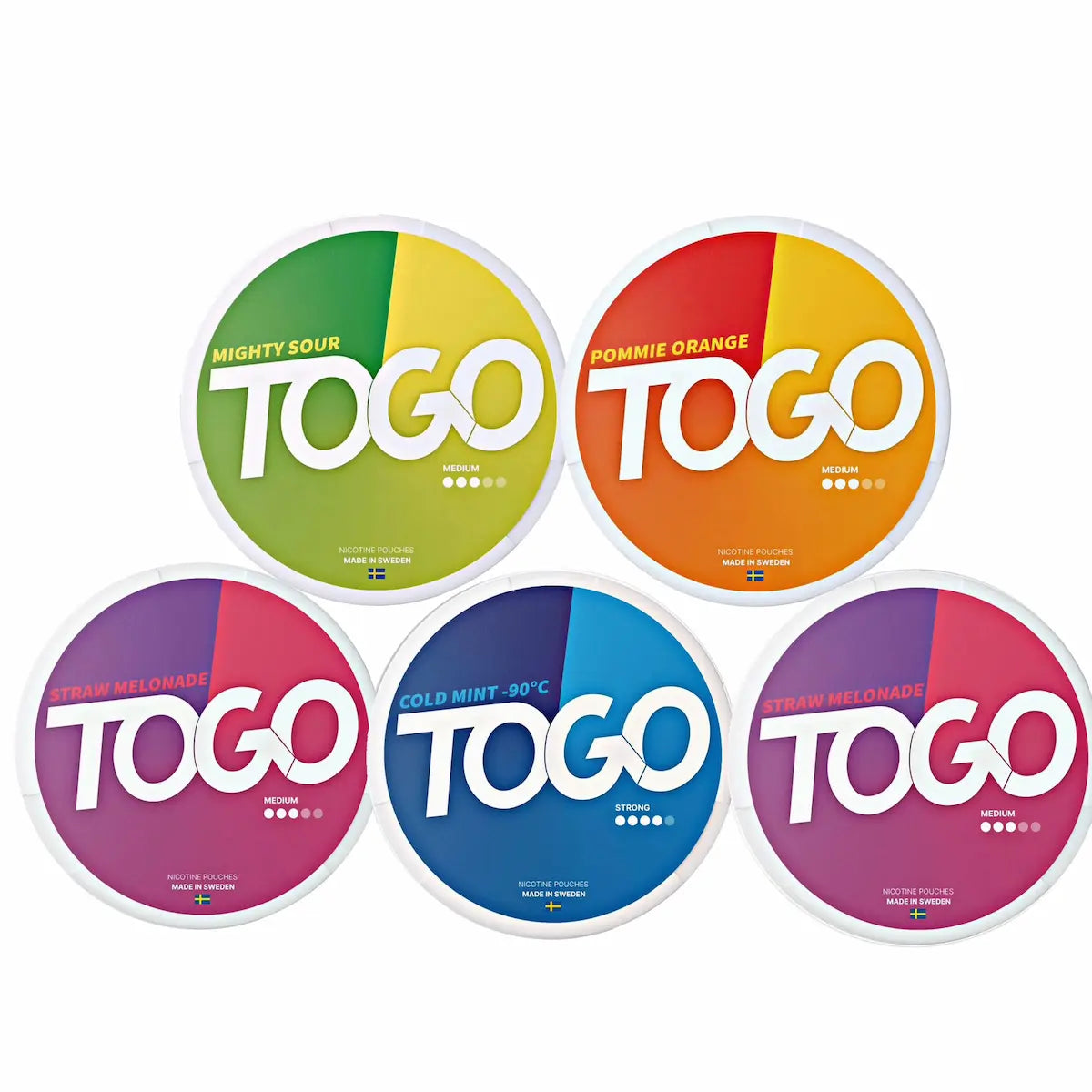 Bundle of 5: TOGO 8mg