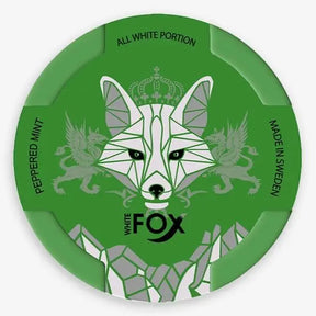 WHITE FOX Pepper Mint 19mg nicotine pouches strong mint flavour UK