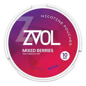 ZVOL Mixed Berries 10mg Nicotine Pouches