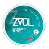ZVOL Spearmint Breeze 14mg Nicotine Pouches