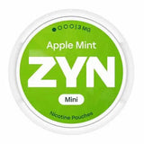 ZYN Apple Mint Mini 3mg nicotine pouches with fresh green apple and mint flavour