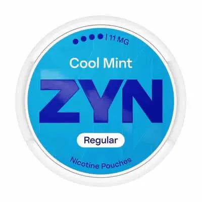 ZYN Cool Mint 11mg nicotine pouches with an intense mint flavour and tobacco free nicotine
