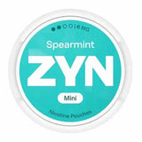 ZYN Spearmint 6mg nicotine pouches with smooth spearmint and refreshing mint flavour